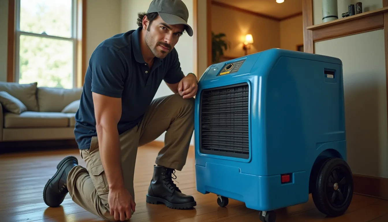 Water damage restoration service